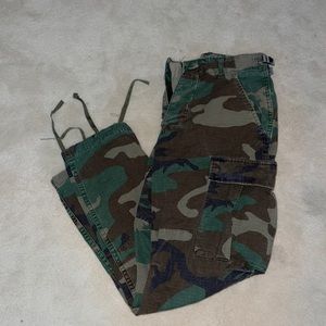 Camo cargo pants